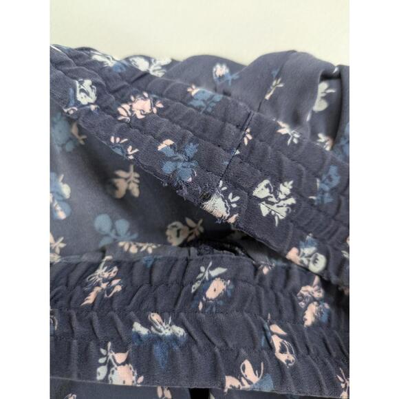 Diane Von Furstenberg Pants Women 2 Janeta Daisy Bud Pattern Jogger Ankle Lounge - Picture 7 of 8